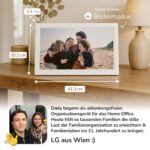 dæly Calendar 15.6" Touchscreen – Intelligenter Familienkalender mit Wi-Fi & App – Bild 2