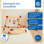 Bieco Spieltrapez Holz höhenverstellbar – Activity Center Baby Gym von Geburt an – Bild 3