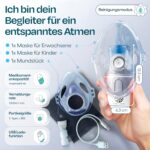 HIMMELSHAUCH MEDICAL Ultraschall-Inhalator – Mesh Nebulizer für Babys, Kinder & Erwachsene – Bild 2