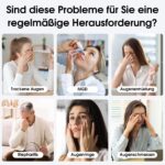 EASICUTI Wärmeaugenkompresse mit 4 Temperaturstufen – Schlafmaske für trockene Augen – Bild 2