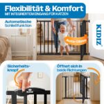 Kidiz Treppenschutzgitter 88–94 cm – Sicherheitsgitter ohne Bohren für Kinder & Hunde – Bild 4
