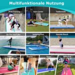 MEKETUM Aufblasbare Gymnastikmatte 2–10 m – Rutschfest & strapazierfähig für Training & Yoga – Bild 6