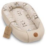 Totsy Baby Nestchen – Babynest aus Baumwolle & Waffelpique für Neugeborene