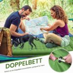 WARMTUYO Isomatte 12 cm – Aufblasbare Schlafmatte mit Fussdruckpumpe für Camping & Wandern – Bild 6