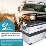 EUHOMY 40L Kompressor Kühlbox 12V/240V – Tragbarer Kühlschrank mit App-Steuerung für Auto & Camping – Bild 7
