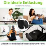 feela® Orthopädisches Sitzkissen Medium – Ergonomisches Design mit Memory-Schaum für Büro & Auto – Bild 5