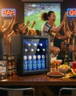 EUHOMY Getränkekühlschrank 36L – Mini Bierkühler mit Glastür & Touch-Control für Büro – Bild 9