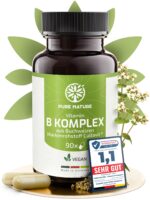 Vitamin B Komplex 90 Kapseln – Alle 8 B-Vitamine aus Buchweizen für Energie & Nervensystem