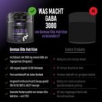 GABA 3000 mg – 400 vegane Kapseln hochdosiert für Entspannung & Regeneration – Bild 3