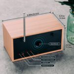 August MB420 DAB+/FM Radiowecker mit Bluetooth – 5W Hi-Fi Holzradio für Küche – Bild 6