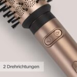 BaByliss Big Hair Dual AS952E Rotierende Warmluftbürste mit Ionen-Technologie – 650 W, 40 mm & 50 mm Aufsätze für Volumen & Glanz – Bild 6