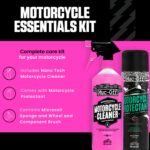 Muc-Off Motorcycle Essentials Kit – Komplettes Motorrad-Reinigungsset mit Schutzspray – Bild 2