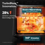 Cosori TurboBlaze Heissluftfritteuse XXL 6L – 9-in-1 Airfryer mit DC-Motor & 87 Rezepten – Bild 4
