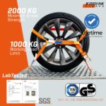 4x Spanngurte 35 mm | 1000 daN Zurrkraft – TÜV/GS zertifiziert für sichere Ladungssicherung – Bild 4