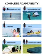 TOPUMP TPS260 20PSI Elektrische SUP-Pumpe – Wiederaufladbar mit Auto-Off für Paddle-Board & Kajak – Bild 2