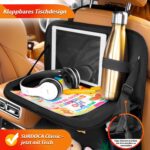 SURDOCA Auto Organizer Kinder mit Klapptisch – Rücksitz Organizer für Reisen – Bild 2