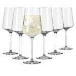 RITZENHOFF Weißweinglas-Set 400 ml Lichtweiss – 6er Pack aus Kristallglas