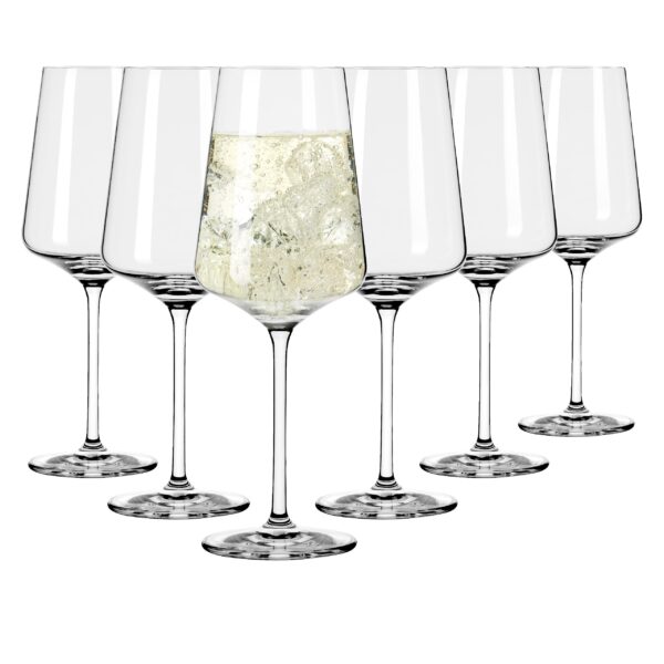 RITZENHOFF Weißweinglas-Set 400 ml Lichtweiss – 6er Pack aus Kristallglas
