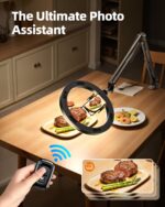 LUXSURE Ringlicht mit Stativ – Overhead-Setup für Food-Videos & Content Creation – Bild 8