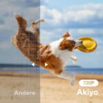 AKIYO O1 Mini Beamer 720P – 360° drehbar mit Auto Keystone & 16000L für Heimkino – Bild 2