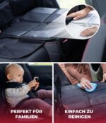 HerzensKind Kindersitzunterlage S (2er-Pack) – Premium Autositzschutz mit Seitenschutz – Bild 2