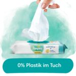 Pampers Harmonie New Baby Feuchttücher 24er Pack – Sanfte Pflege für empfindliche Babyhaut – Bild 6