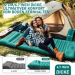 JEMULICE Isomatte 12cm – Ultraleichte Luftmatratze mit Fusspumpe für Camping & Wandern – Bild 7