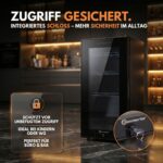 Sommertal Getränkekühlschrank GK50 50L – Glastür mit RGB LED, Touchscreen & Kindersicherung – Bild 6