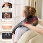 LAOBEN Shiatsu Nackenmassagegerät mit Wärmefunktion – Tiefenmassage für Nacken, Schulter & Rücken – Bild 5