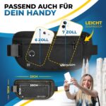 praxxim Reisebauchtasche mit RFID-Schutz – Diebstahlsicher & flach für Damen & Herren – Bild 2