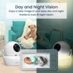 Babysense HDS2 Babyphone mit Kamera – 5 Zoll 720P HD, WLAN-frei & 300m Reichweite – Bild 3