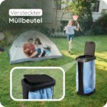Novaliv Müllsackständer mit Deckel für 70–120L – Stabiler Gelbesack-Halter Made in Germany – Bild 6