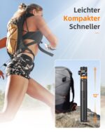 158cm Smartphone Stativ mit Fernbedienung – Ausziehbar & Drehbar für iPhone & Android – Bild 5