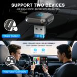 Mynoveex 2-in-1 Wireless CarPlay Adapter mit Dual-Phone-Wechsel – Plug & Play für Apple & Android – Bild 4