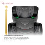 Nukido Louis Kindersitz 15-36 kg – ISOFIX Autositz mit SIP-Seitenschutz für 4-12 Jahre – Bild 7
