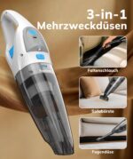 Topipop Akku-Handstaubsauger 25000Pa – Kabelloser Staubsauger mit HEPA-Filter & Zubehör – Bild 5
