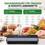 Raycial Vakuumiergerät 6-in-1 mit Touchscreen – Vollautomatische Lebensmittelversiegelung – Bild 6