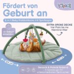 Valy & Oli Spielbogen Baby XXL – Höhenverstellbar mit 5 Sensorischen Spielzeugen – Bild 2