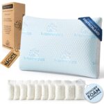 Schlummerglanz Memory Foam Nackenkissen 40x80 cm – Höhenverstellbar & Orthopädisch