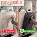 LIONSTRONG Auto Organizer Rücksitz schwarz – Wasserdichter Sitzschutz für alle Fahrzeuge – Bild 3