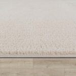 Paco Home Kurzflor Wohnzimmerteppich 200x280 cm – Waschbar & Rutschfest in Creme – Bild 2