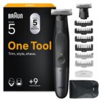 Braun XT5270 Barttrimmer & Bodygroomer – 3-in-1 Elektrorasierer für Herren, wasserdicht