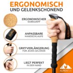 Alpenfux Teleskop-Wanderstöcke aus Aluminium 7075 – Leicht & Gelenkschonend für alle – Bild 2