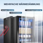 TRIUMPHKEY 90L Getränkekühlschrank mit Glastür – Kompakt & leise für bis zu 128 Dosen – Bild 4