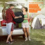 riggoo Pop-Up Duschzelt 150x150x213cm mit UV 50+ – Privatsphäre Umkleidezelt für Camping & Strand – Bild 7