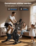MERACH Heimtrainer Fahrrad mit Magnetwiderstand – Stilles Indoor Cycling Bike bis 136 kg – Bild 7