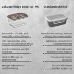 Caso VacuBoxx Eco-Set – 3 Vakuumbehälter aus Borosilikatglas mit Schlauch & Adapter – Bild 14