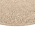 the carpet Kansas Outdoor Teppich Rund 120 cm – Wetterfest im Jute-Look für Balkon & Wohnzimmer – Bild 9