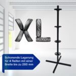 cartrend Reifenständer XL für 4 Reifen – Tragkraft 120 kg, bis 285 mm – Bild 2