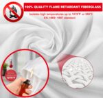 wucgea Feuerlöschdecke 160x180 cm – 2er Pack Brandschutzdecke nach DIN EN 1869:2019 – Bild 2